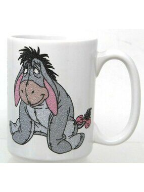Eeyore Textured Coffee Tea Mug Cup 16 Oz Disneyland Resort #S-3